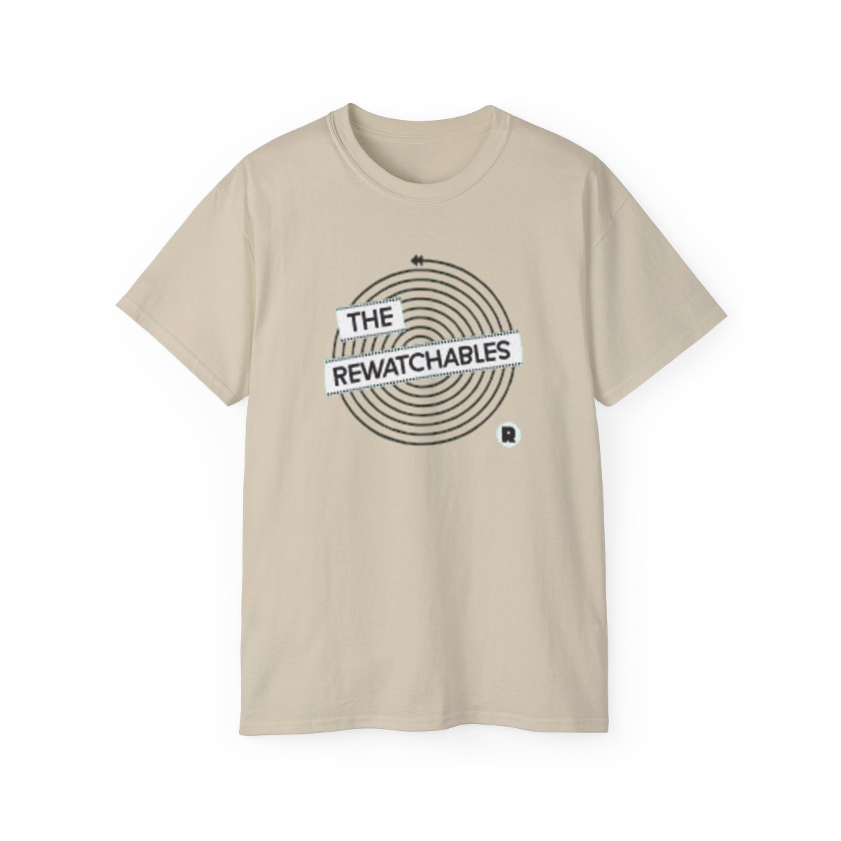 The Rewatchables Logo Tee | Movie Podcast T-Shirt - alternate angle 3, merchandise