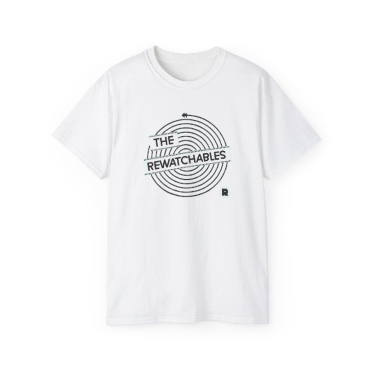 The Rewatchables Logo Tee | Movie Podcast T-Shirt - alternate angle 2, merchandise