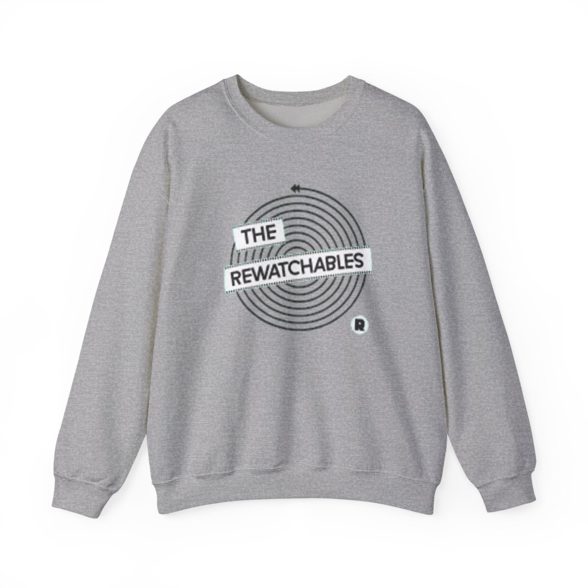 The Rewatchables logo Sweatshirt | Movie Podcast - alternate angle 2, merchandise