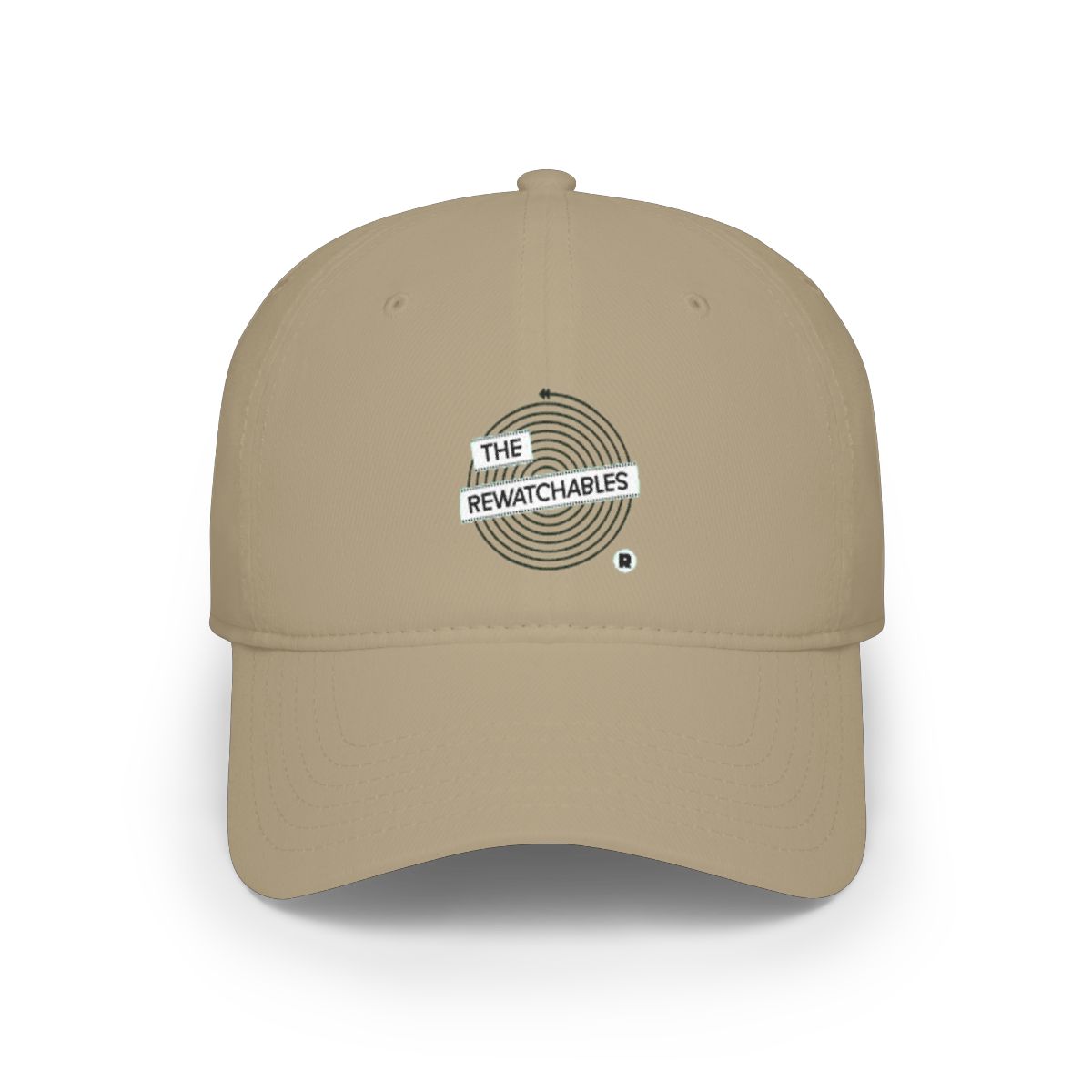 The Rewatchables logo Baseball Cap | Movie Podcast - alternate angle 2, merchandise
