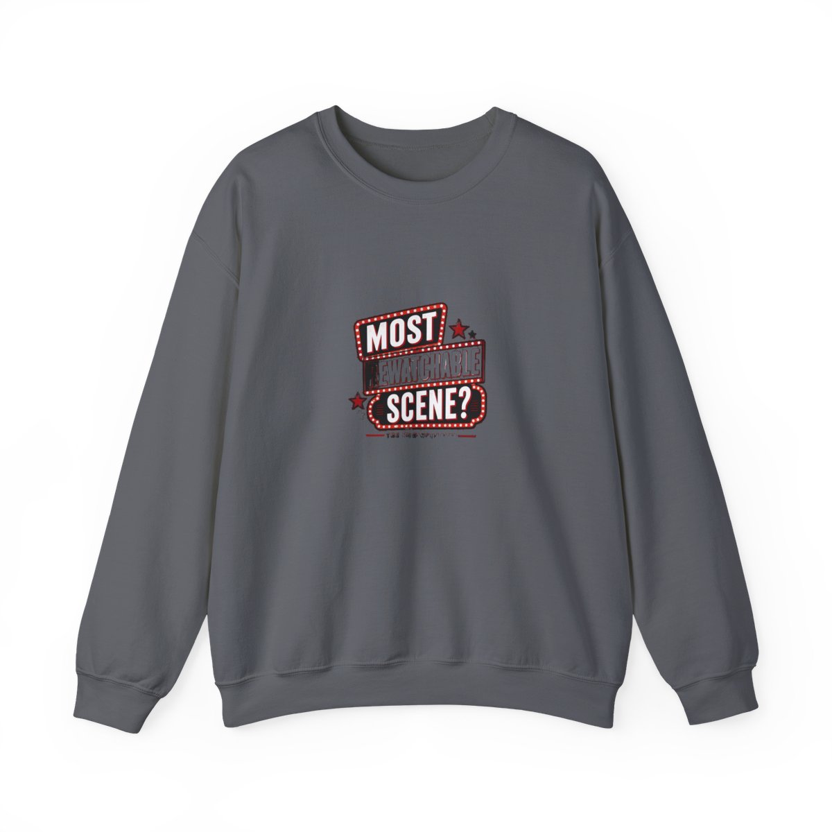 The Rewatchables "Most Rewatchable Scene?" Crewneck - alternate angle 5, merchandise