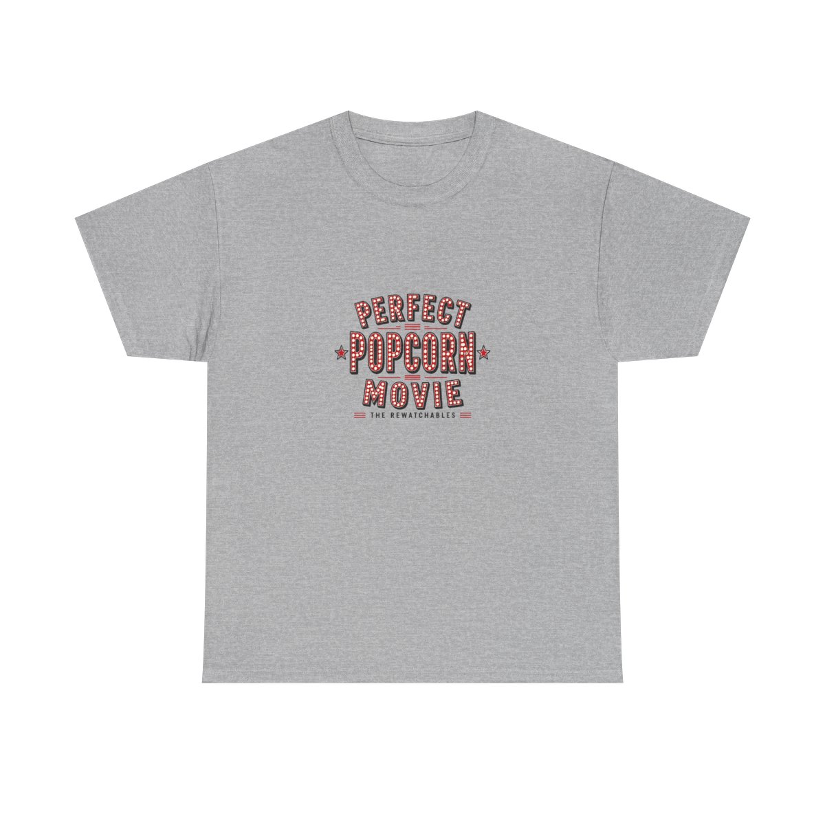 The Rewatchables "Perfect Popcorn Movie" Unisex Tee - alternate angle 3, merchandise