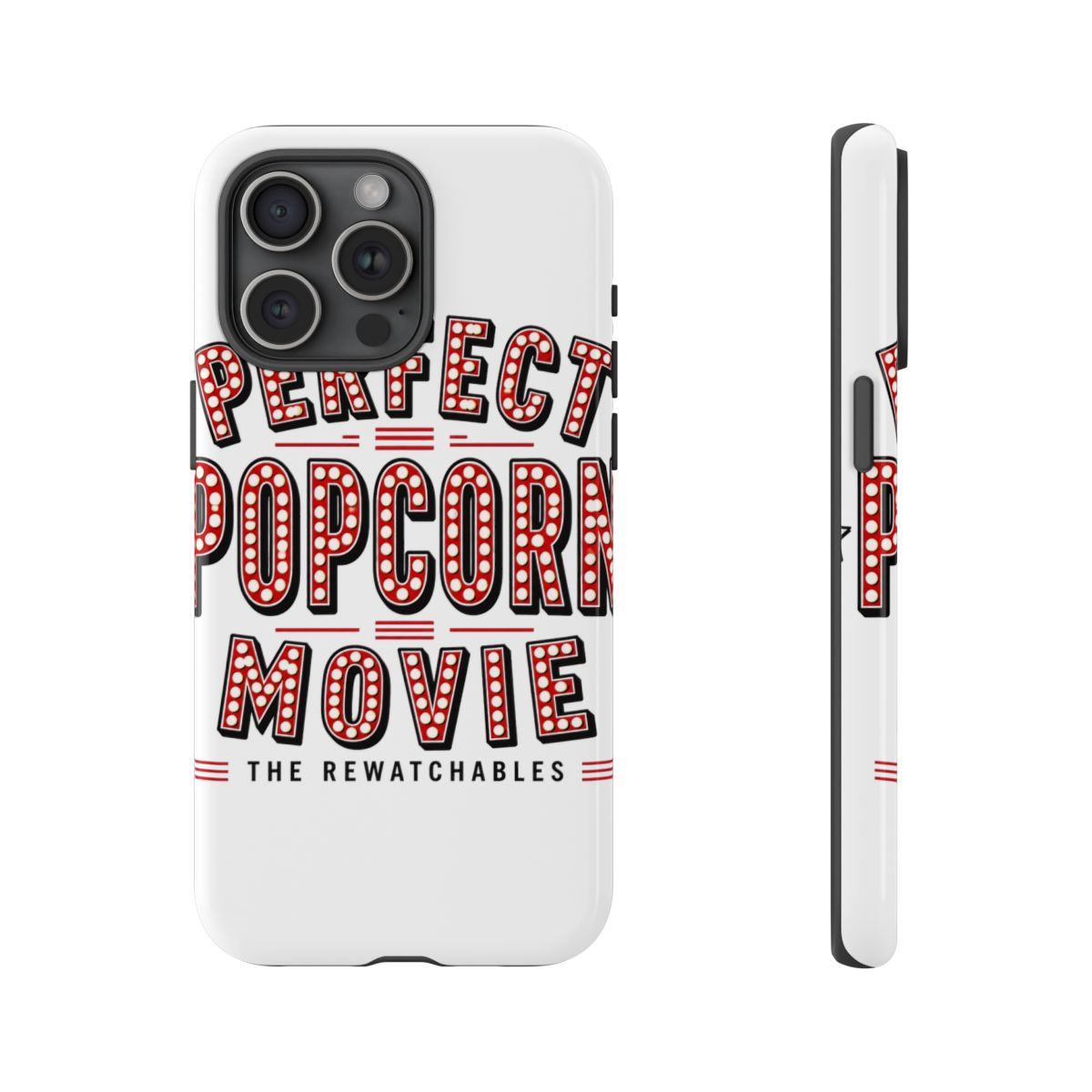 The Rewatchables "Perfect Popcorn Movie" Phone Case - alternate angle 2, merchandise