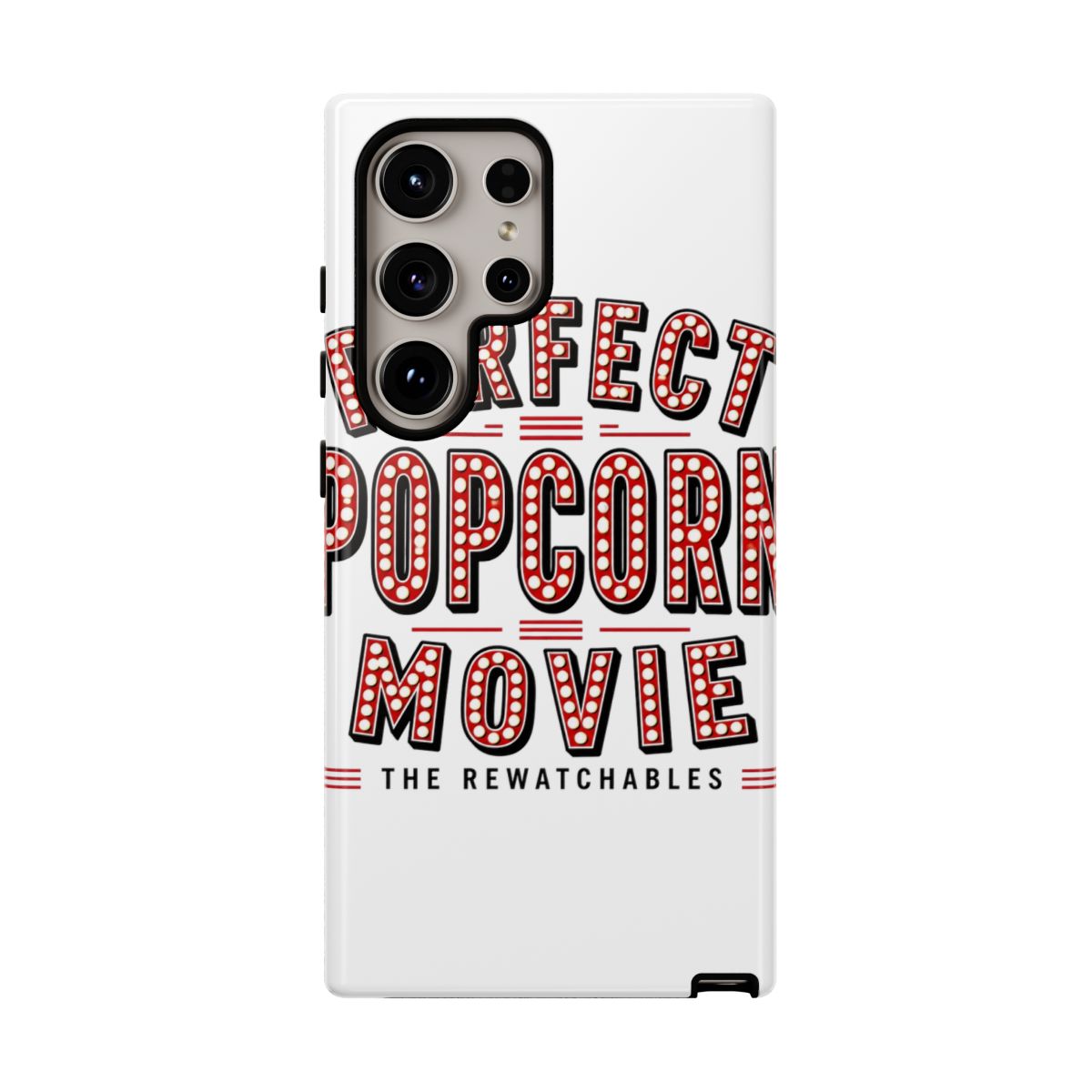 The Rewatchables "Perfect Popcorn Movie" Phone Case - alternate angle 4, merchandise