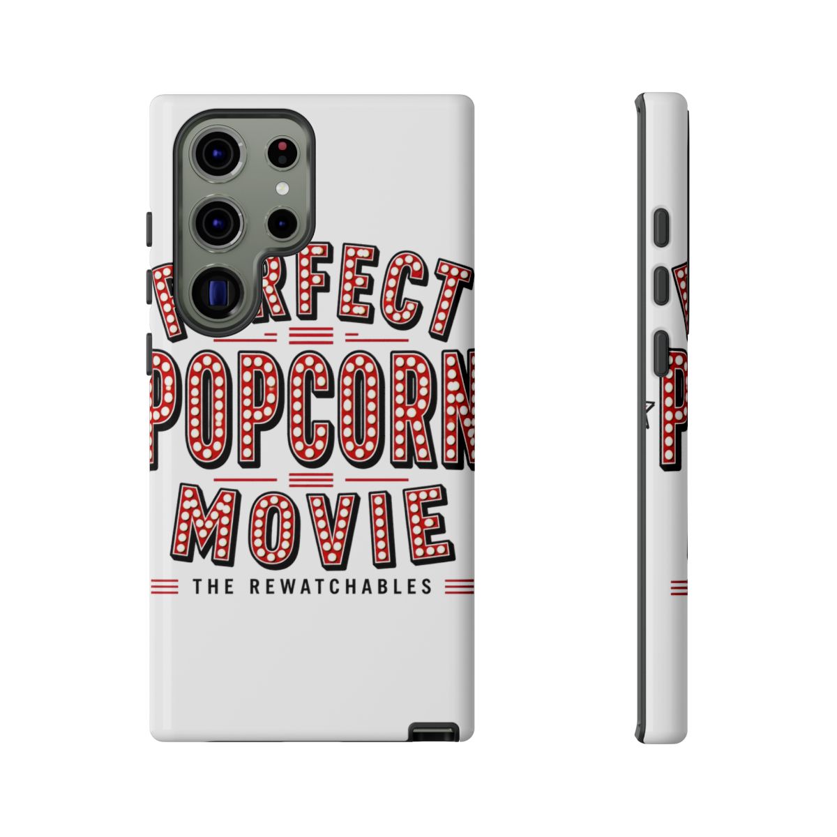 The Rewatchables "Perfect Popcorn Movie" Phone Case - alternate angle 1, merchandise