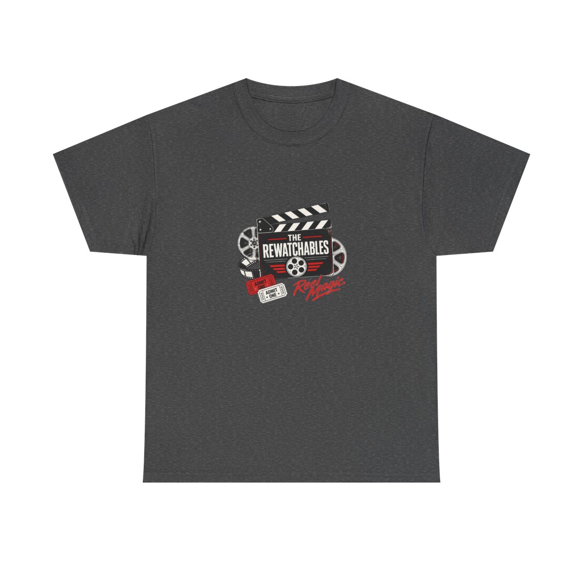 The Rewatchables "THE REWATCHABLES" Unisex Tee - alternate angle 5, merchandise