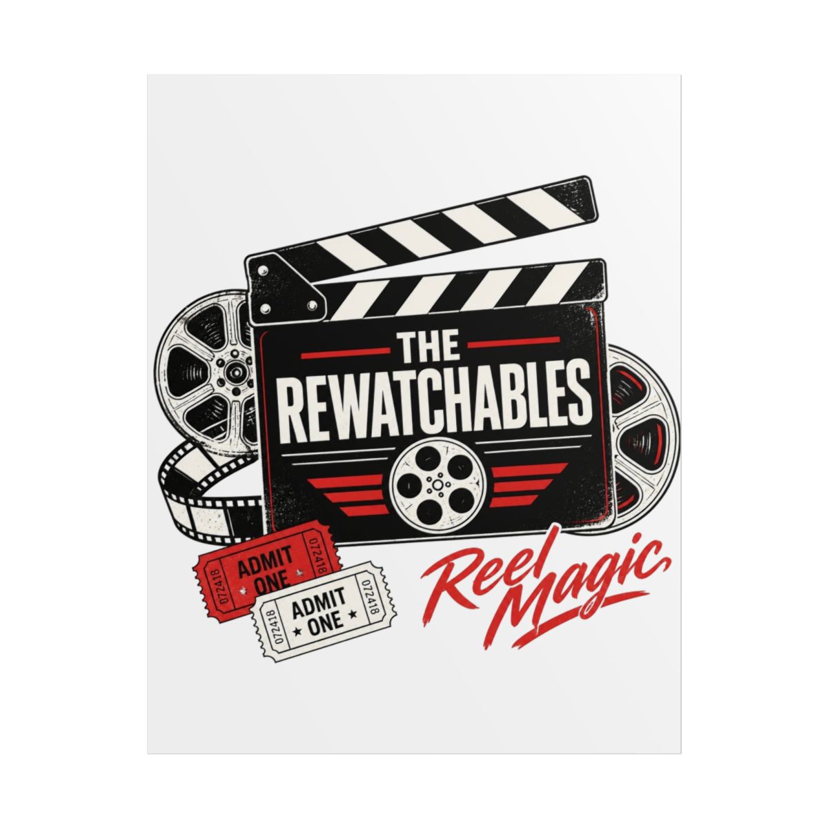 The Rewatchables "THE REWATCHABLES" Poster - alternate angle 1, merchandise