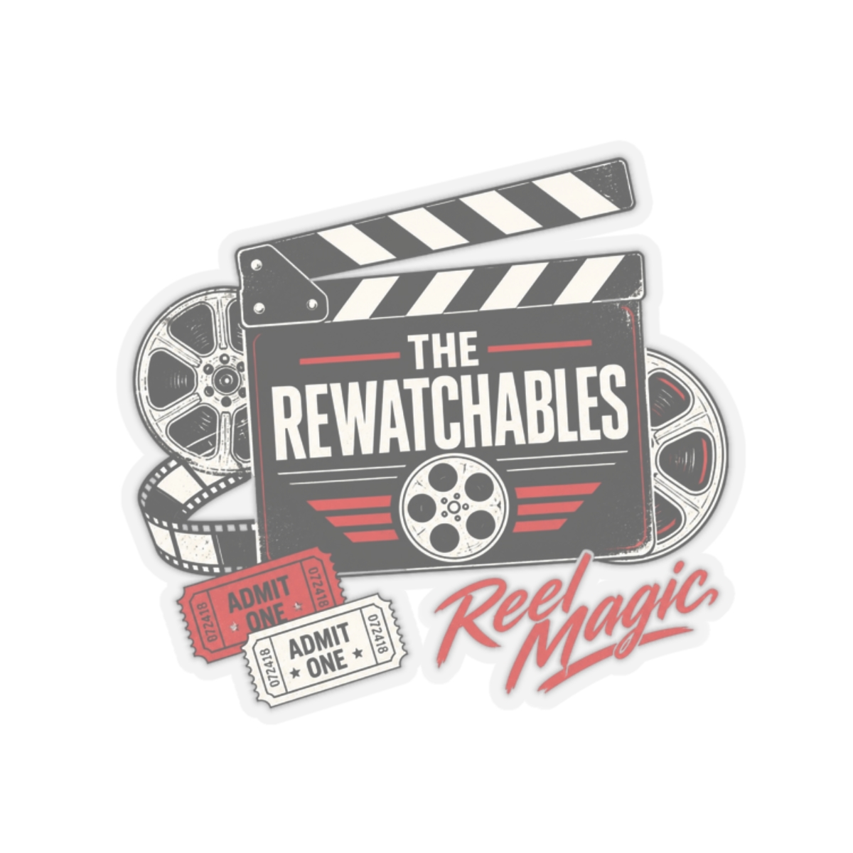The Rewatchables "THE REWATCHABLES" Sticker